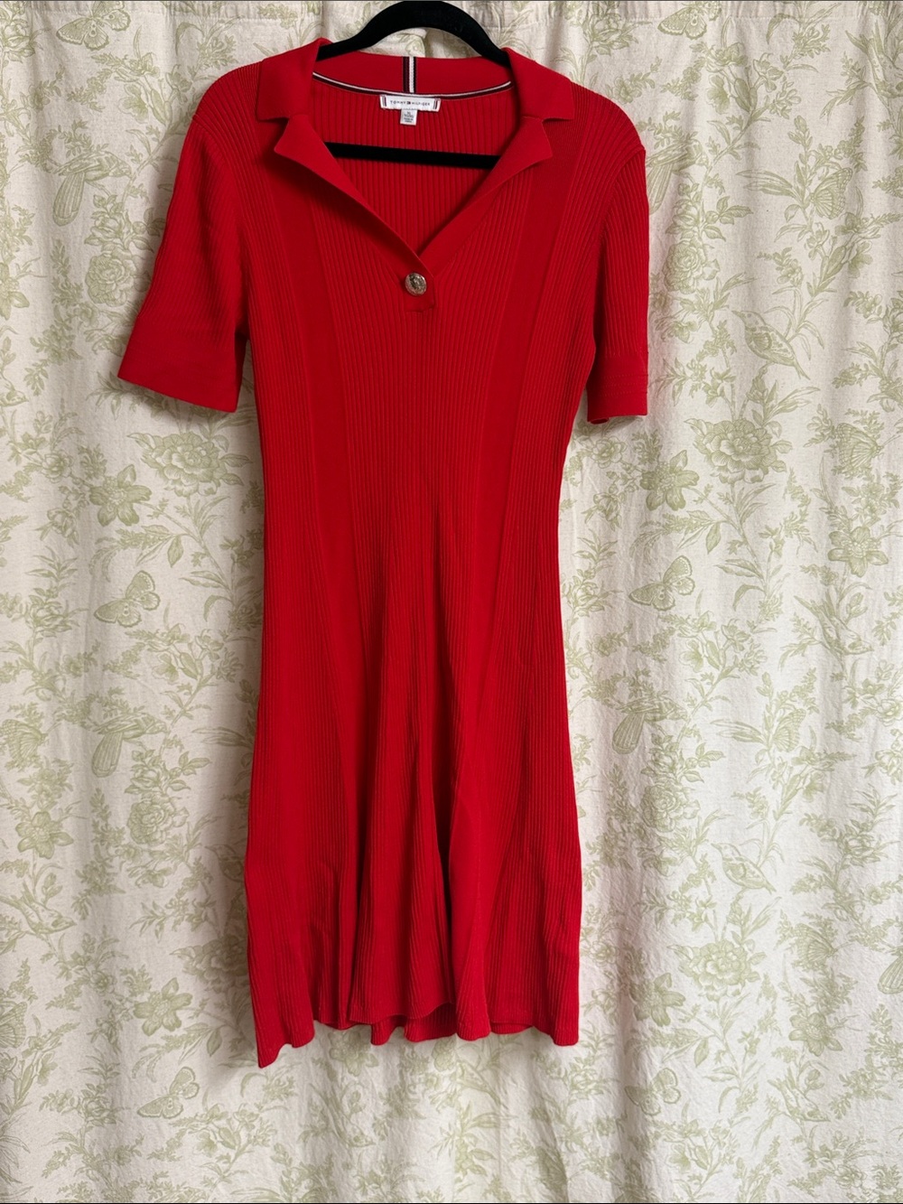 Tommy Hilfiger Ribbed Midi Dress